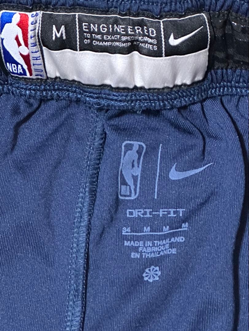 ウィザーズNIKEプラクティスバスパンハーフパンツNBA選手支給品US Mサイズ