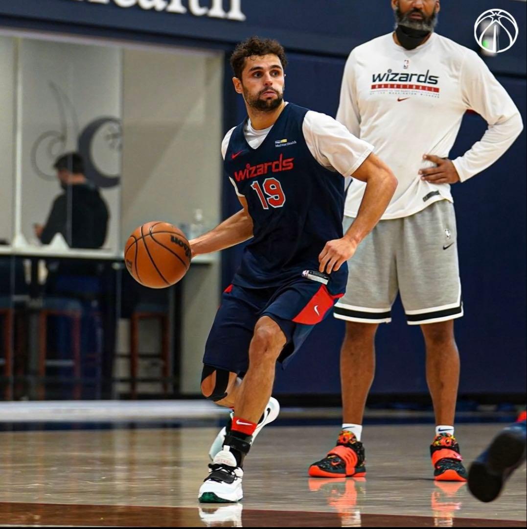 ウィザーズNIKEプラクティスバスパンハーフパンツNBA選手支給品US Mサイズ