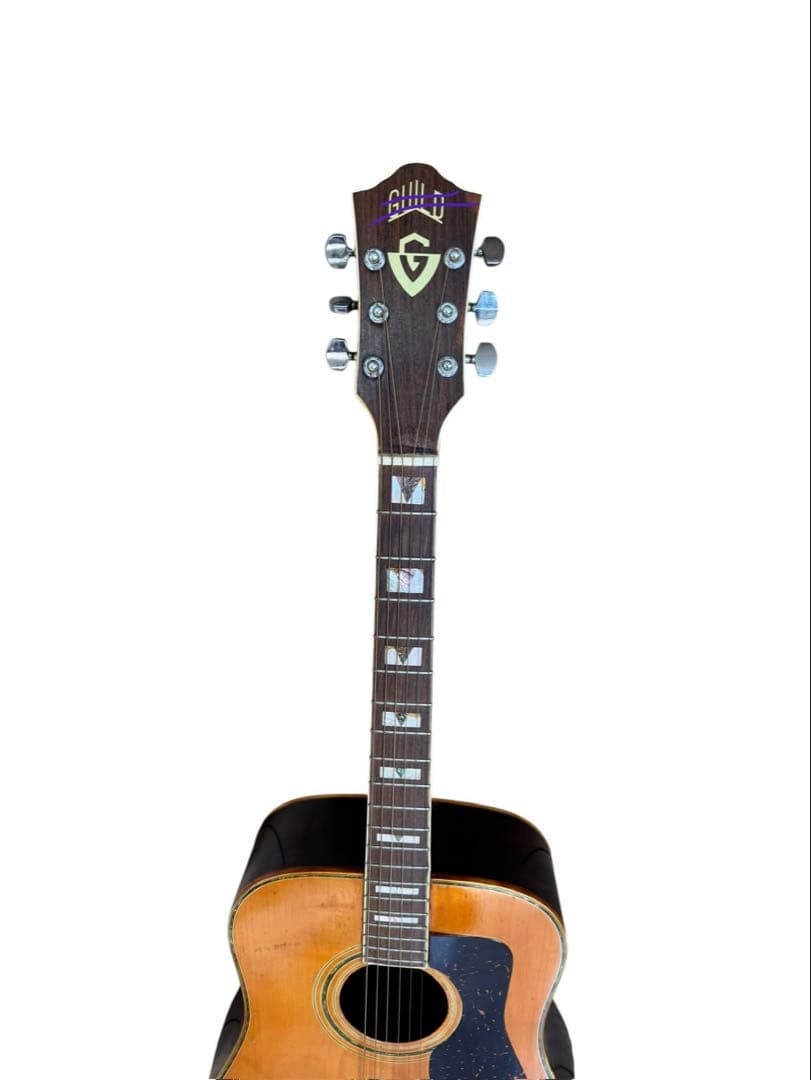 経年美品 レア！ジャパンビンテージ Guild D-55タイプ ア