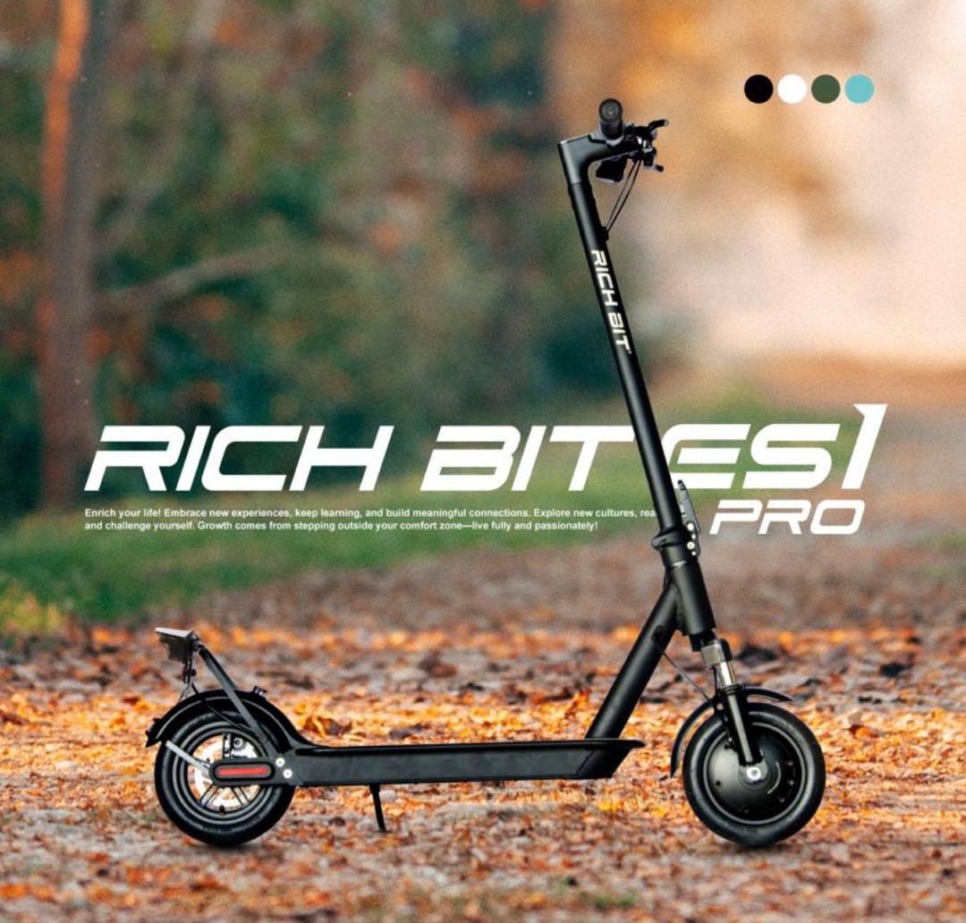 RICH BIT ES1 PROカラーホワイト❗️オシャレ⭐️