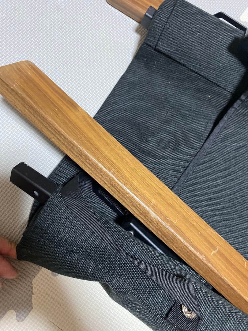 RATELWORKS ストレージコンパクトリクライニングチェアハイバック BK