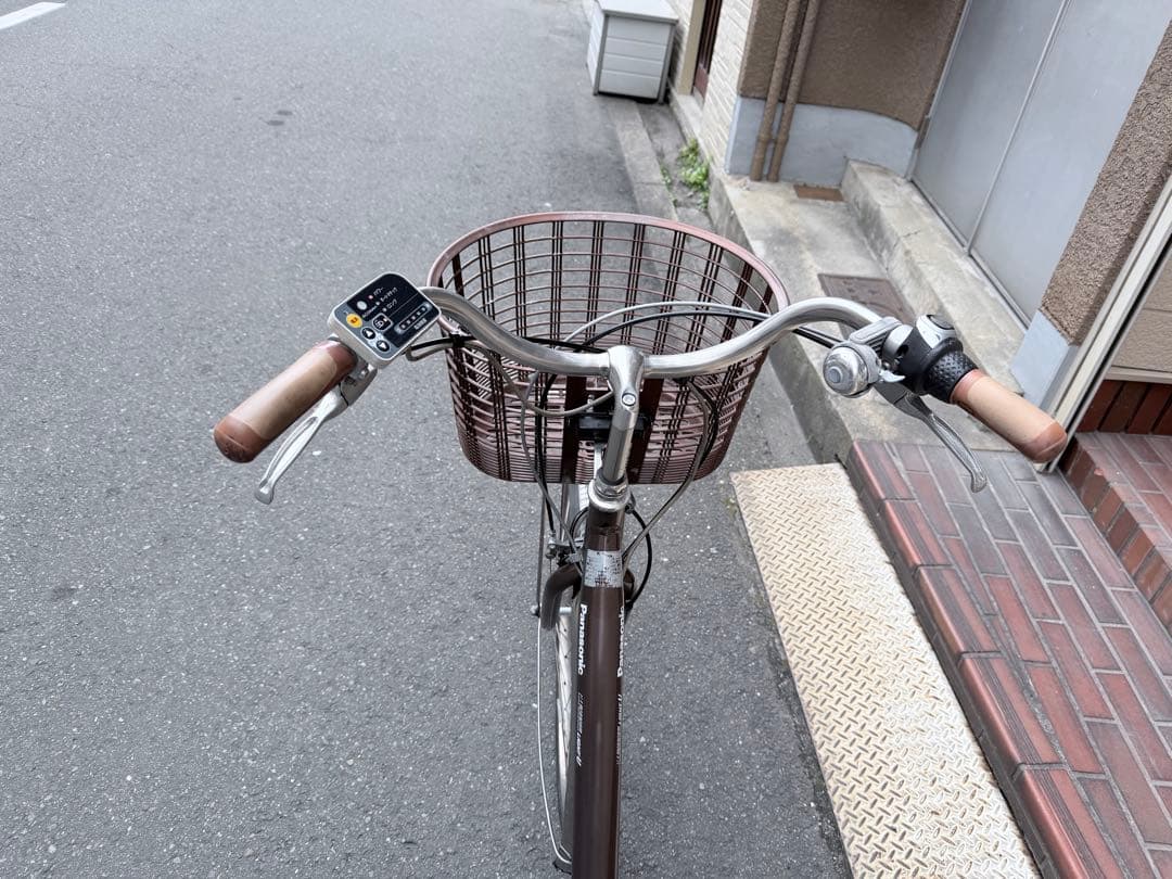 大阪府　Panasonic 電動アシスト自転車　バッテリー8.9ah