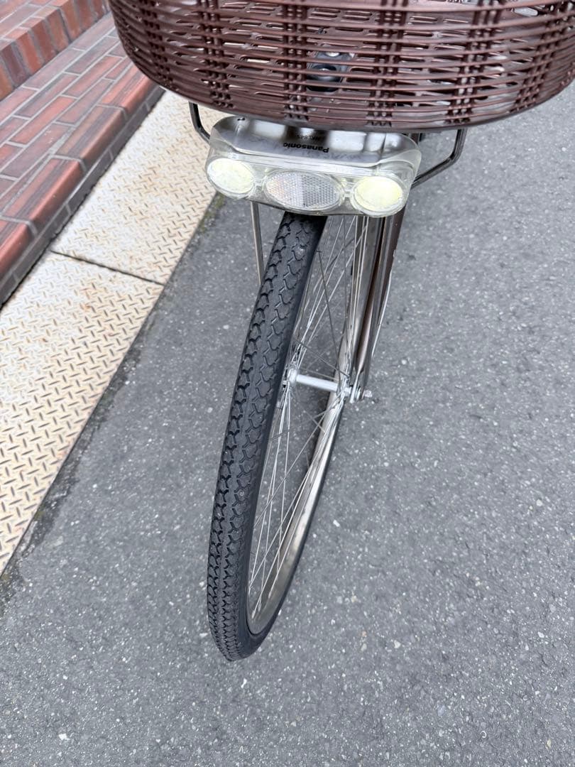 大阪府　Panasonic 電動アシスト自転車　バッテリー8.9ah