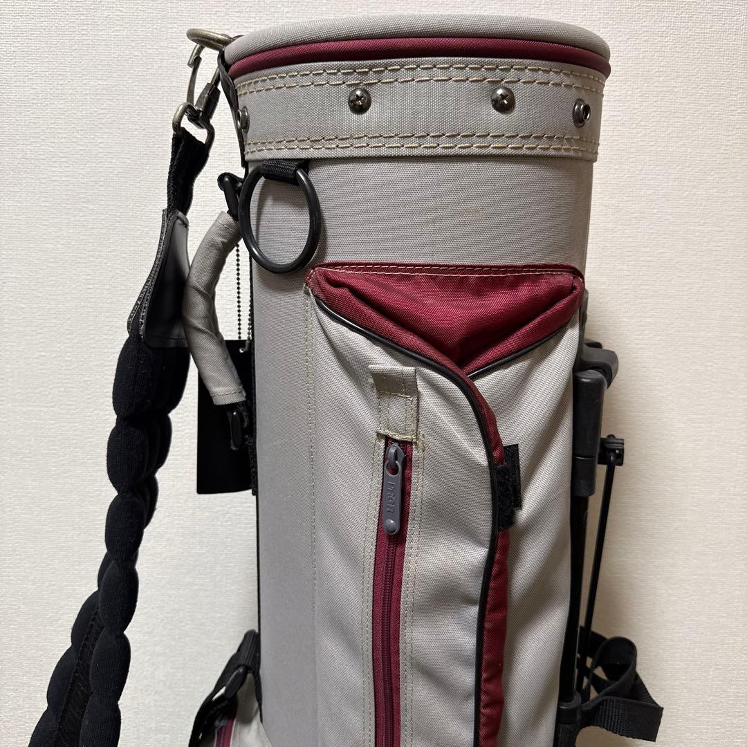 希少 PRGR プロギア キャディバッグ スタンド式 ビンテージ