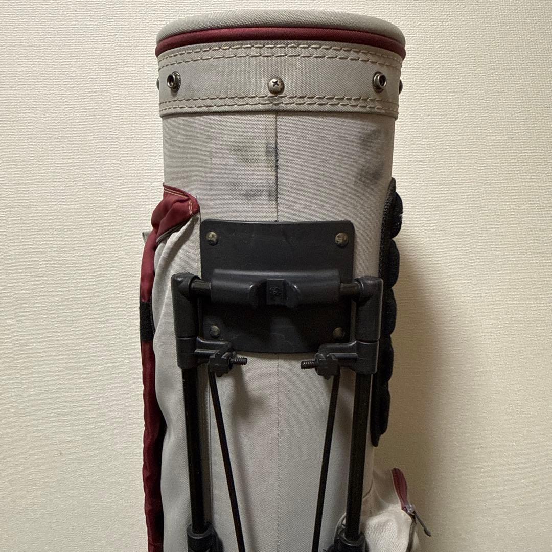 希少 PRGR プロギア キャディバッグ スタンド式 ビンテージ