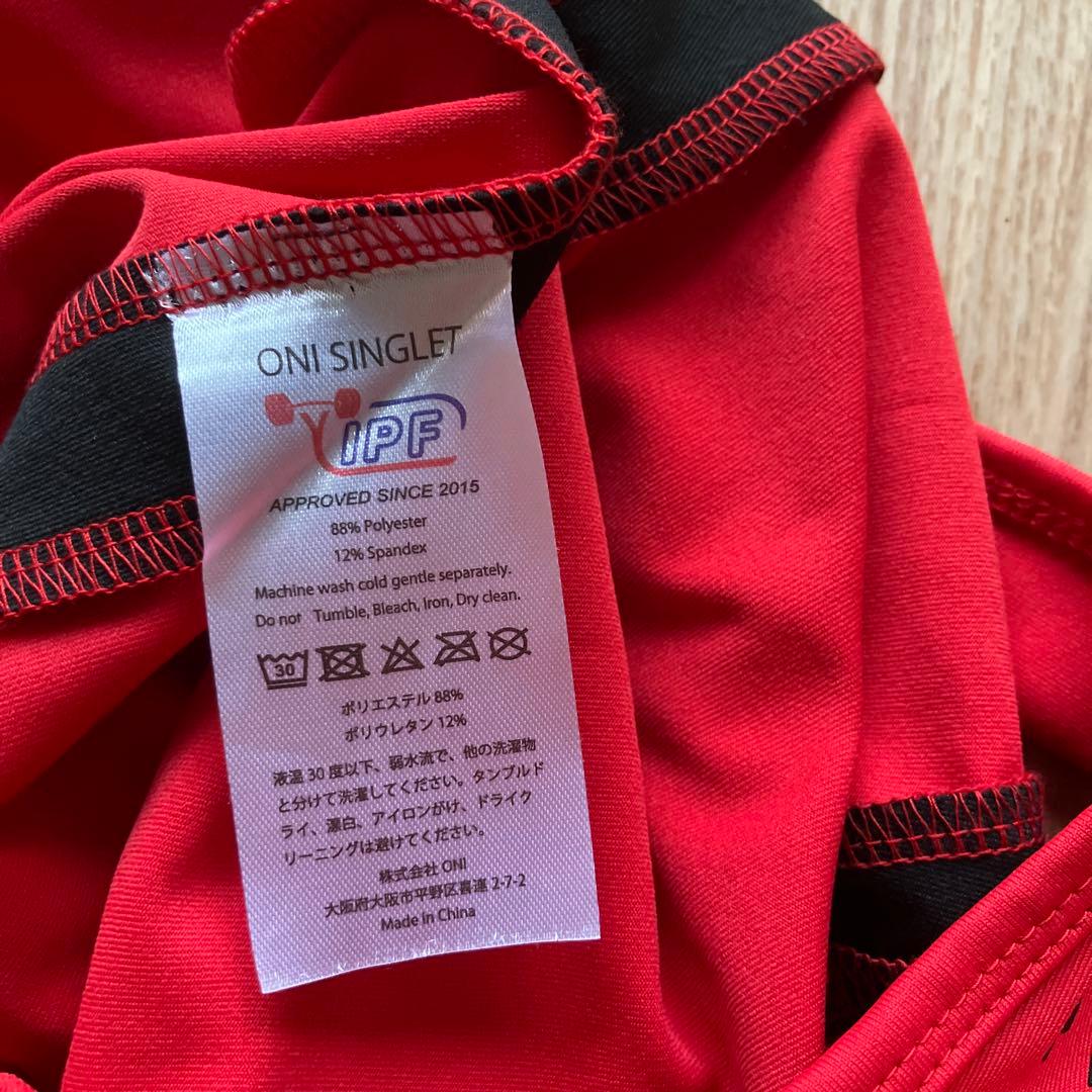 パワーリフティング ONI 鬼 シングレット M