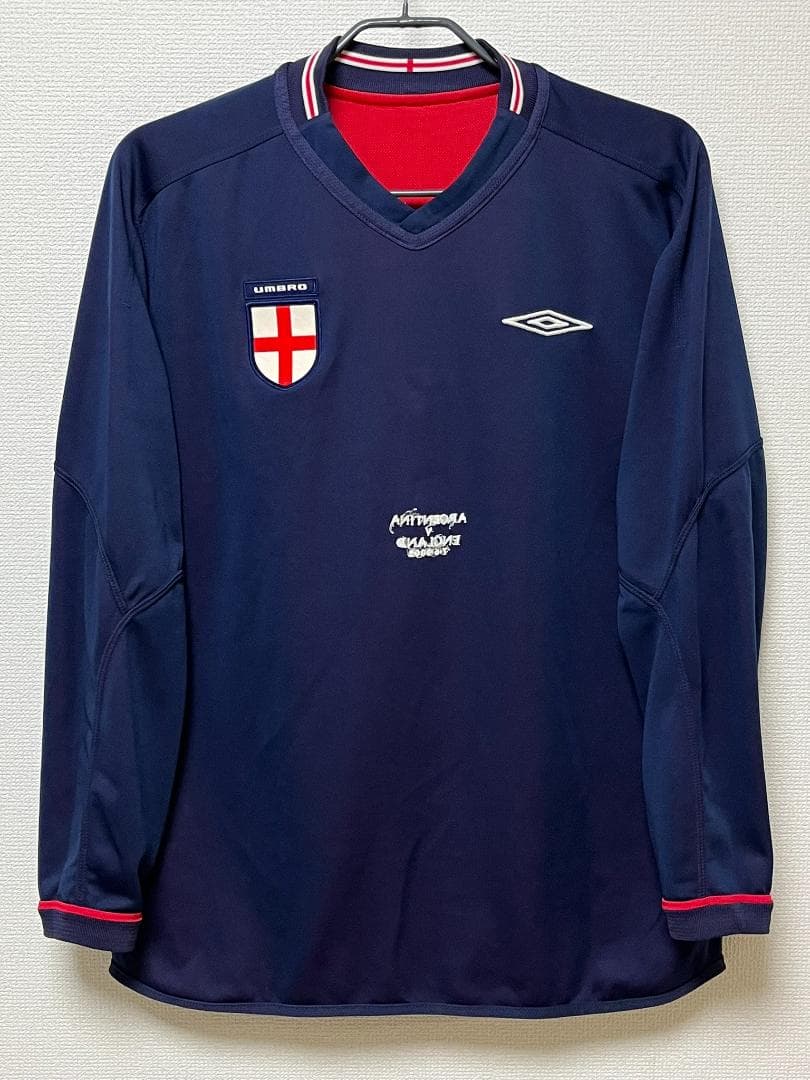 【正規品】2002イングランド代表 アルゼンチン戦マッチデイ ベッカム アンブロ
