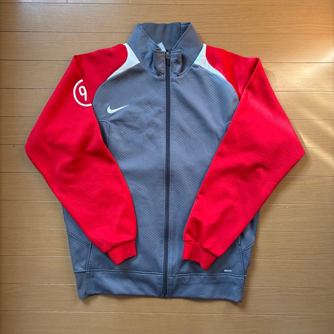 ⭐︎美品⭐︎ 【L】NIKE トータル90 ジャージ上下セット レッド、グレー