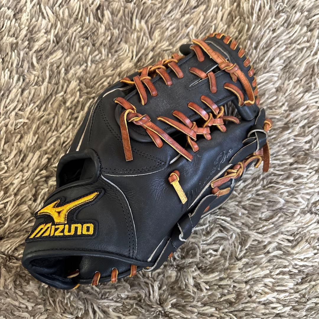 Mizuno 硬式グローブ 黒/茶