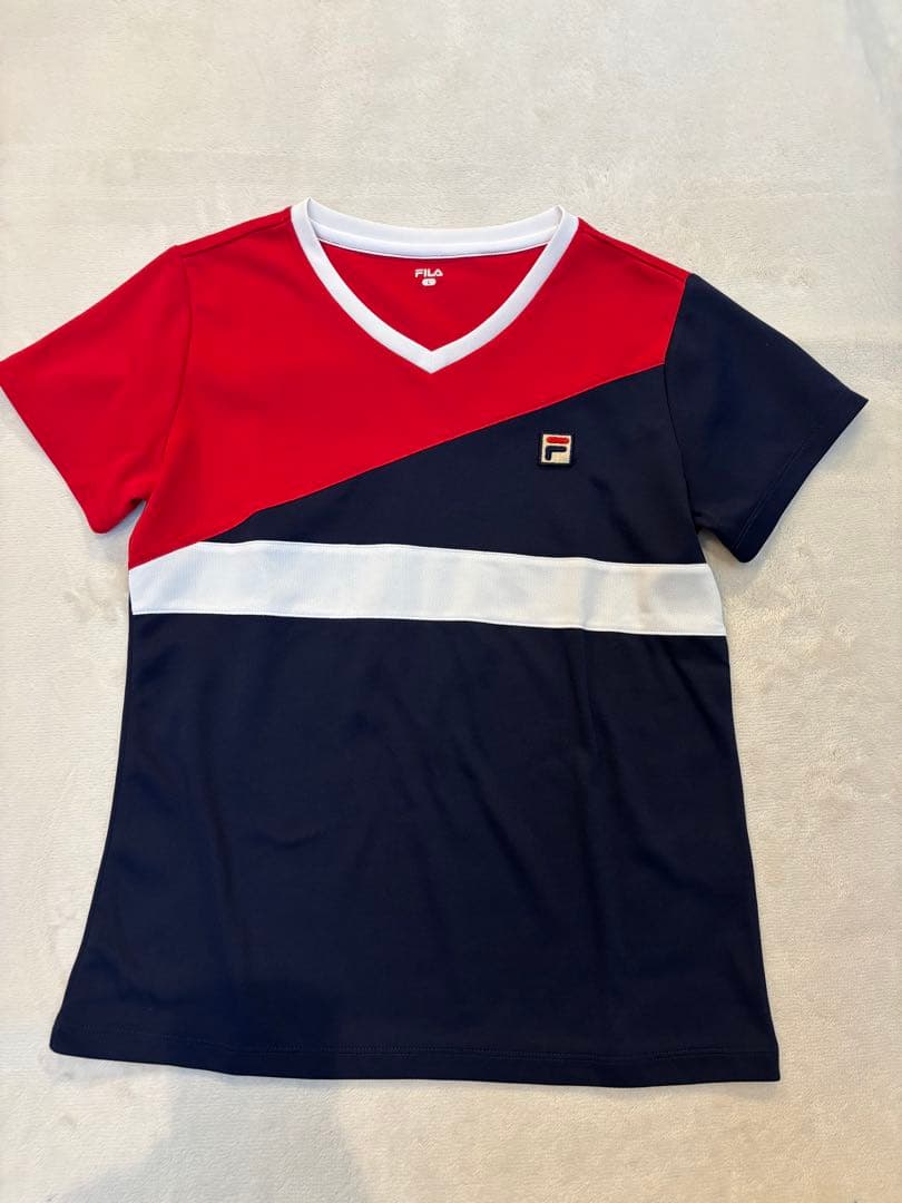 フィラ　FILA テニスウェア　ゲームシャツ　プリーツスコート　セットアップ
