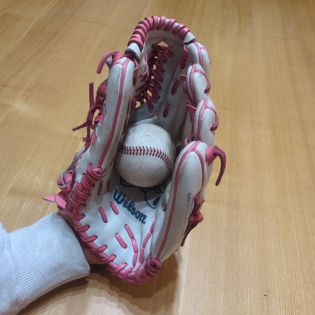 ウィルソン　ピンク　軟式野球　ソフトボール