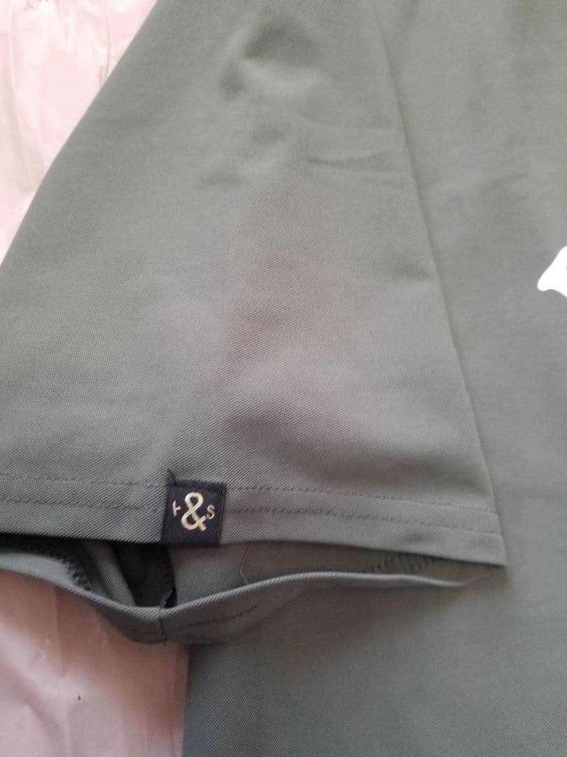 ROUGH & SWELL モックネックシャツ　XL カーキ