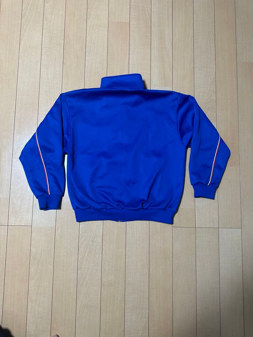 春日部共栄高校バレー部　asics 青 ジャケット＆パンツ セット