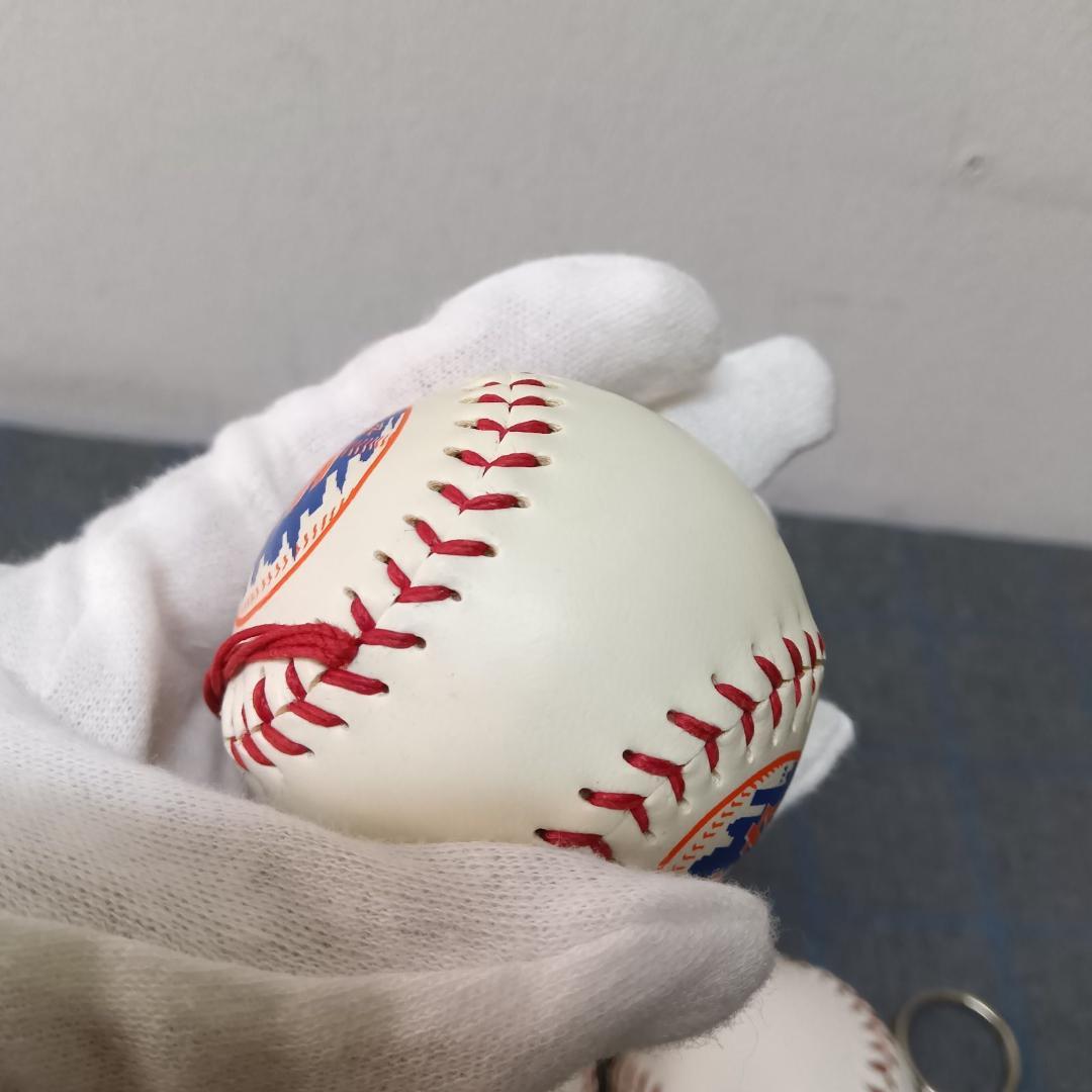 MLB/メジャーリーグ　チームロゴ入りボールキーホルダー　15個セット