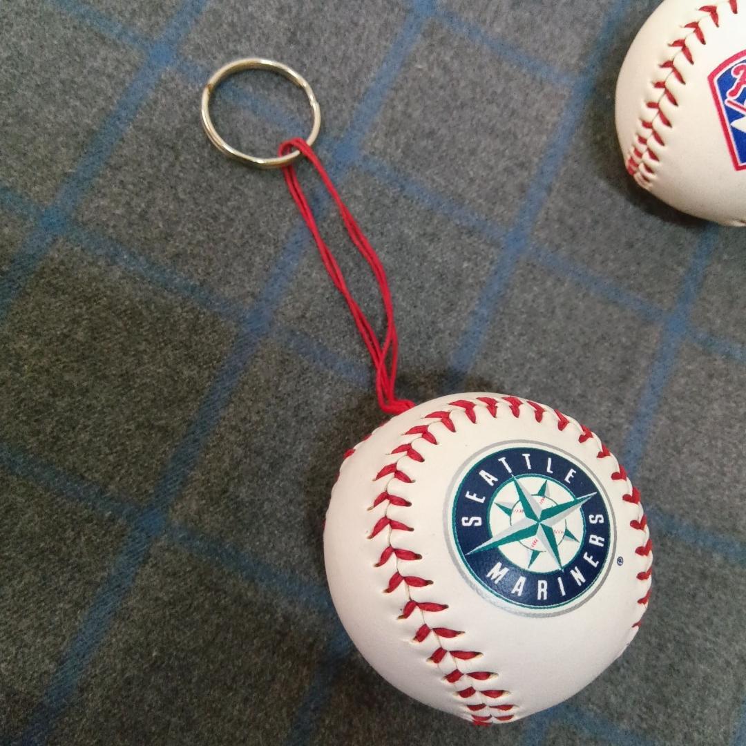 MLB/メジャーリーグ　チームロゴ入りボールキーホルダー　15個セット