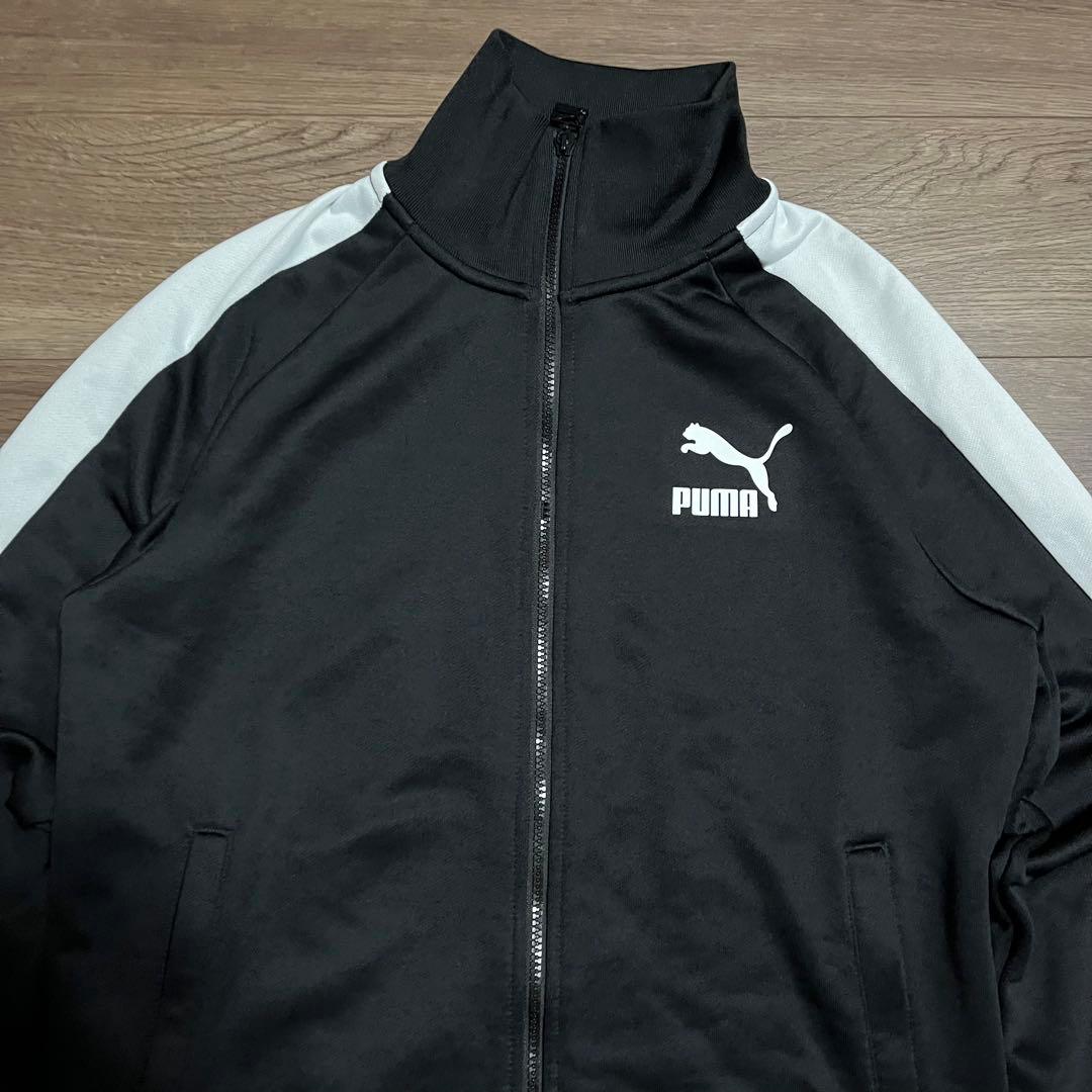 PUMA プーマ トラックジャケット 黒 y2k M ハイネック BTS着用