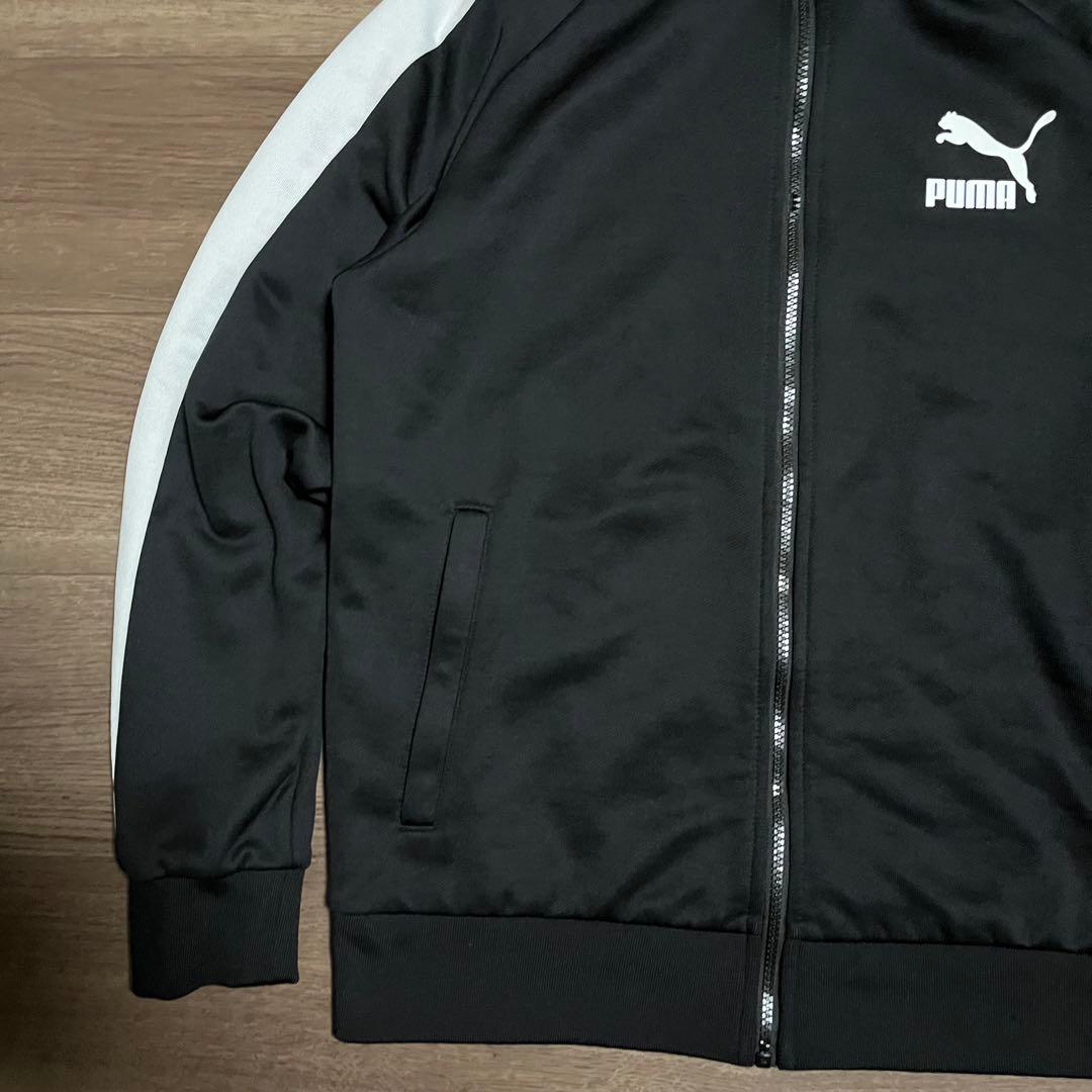 PUMA プーマ トラックジャケット 黒 y2k M ハイネック BTS着用