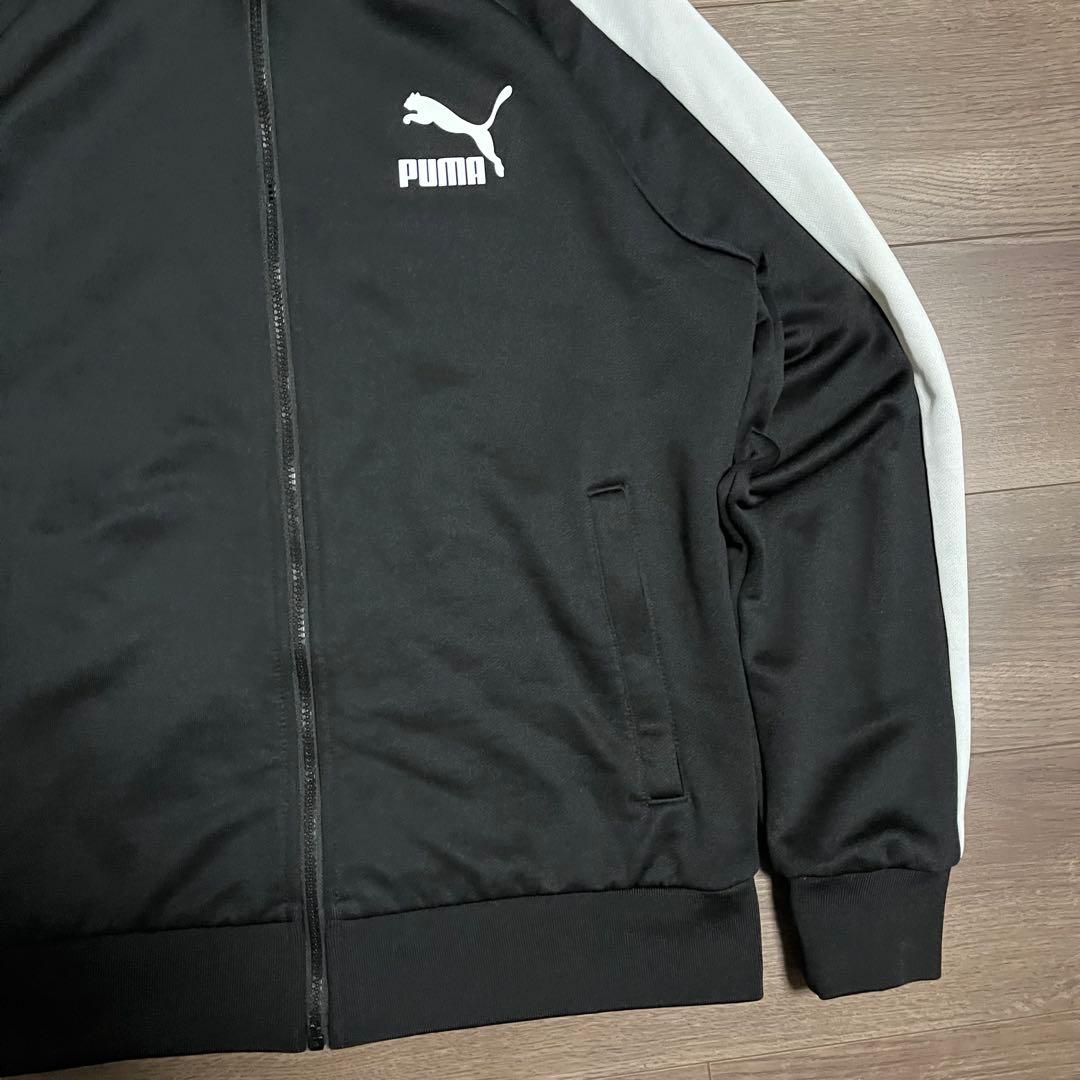 PUMA プーマ トラックジャケット 黒 y2k M ハイネック BTS着用