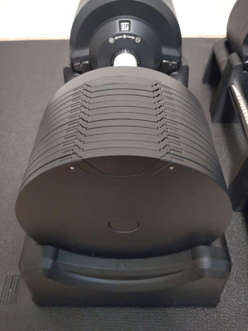 【引取限定】プロバーベル　可変式ダンベル　41.5kg、ベンチ、マットのセット