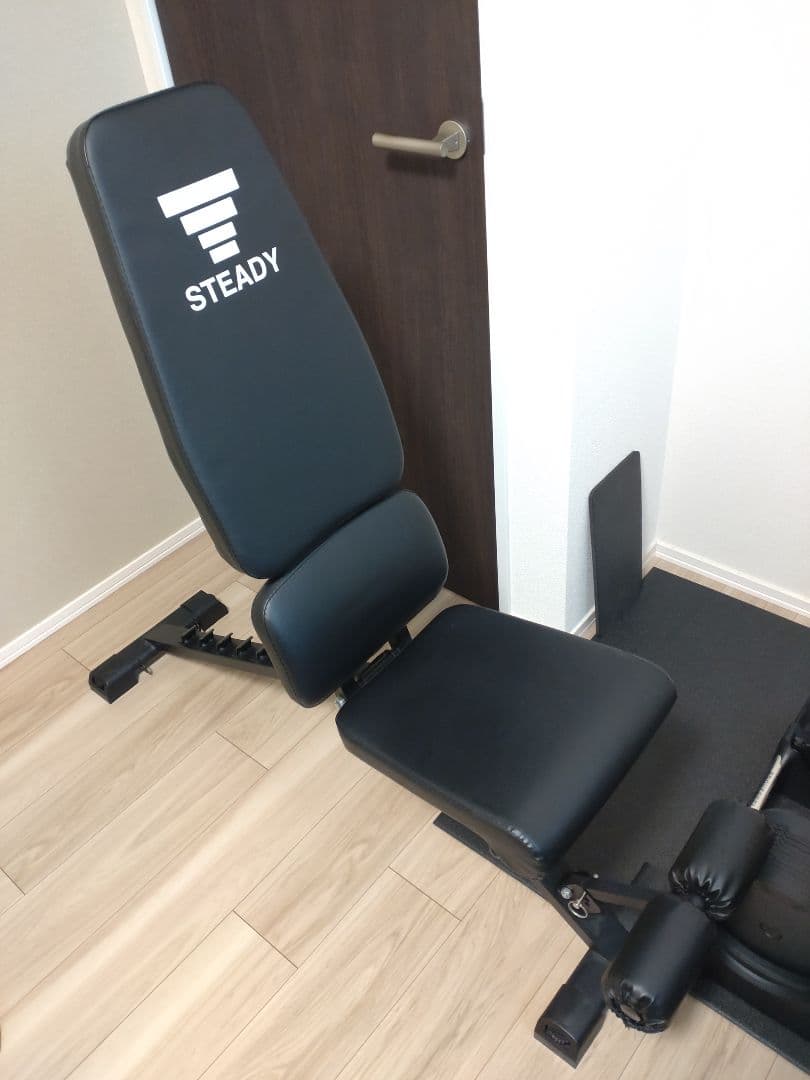 【引取限定】プロバーベル　可変式ダンベル　41.5kg、ベンチ、マットのセット