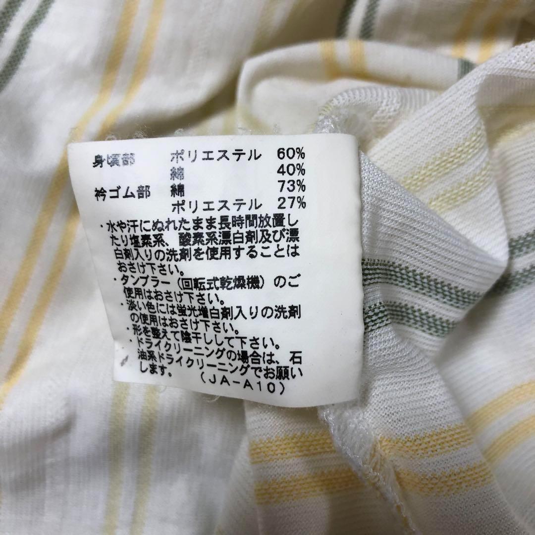 マンシングウェア ゴルフ シャツ ポロシャツ 日本製 イエロー系 Lサイズ