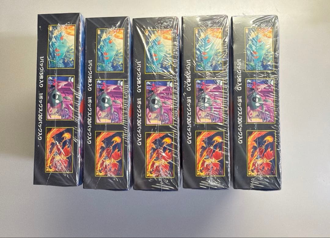 ポケモンカードゲーム ニンジャスピナー シュリンク付き　5BOX