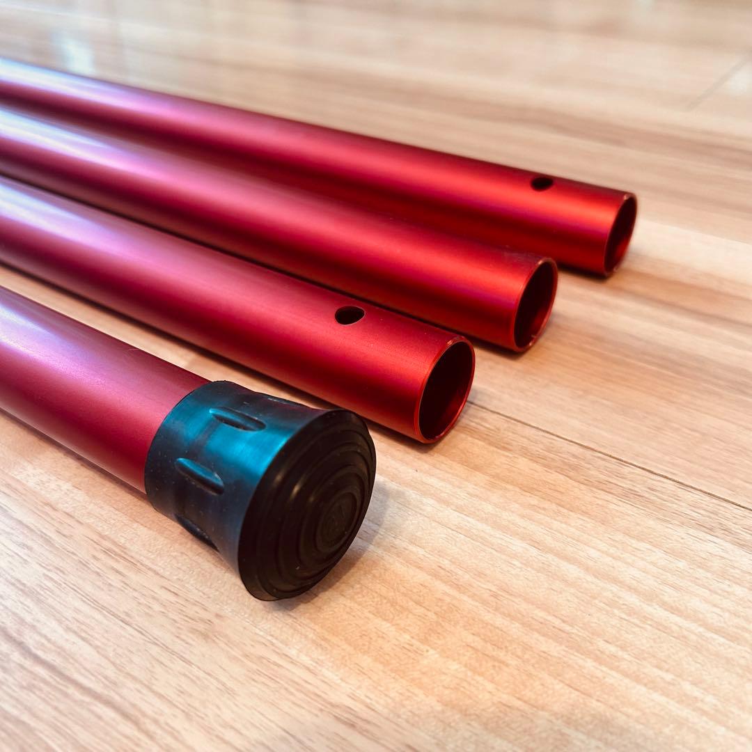 ★良品★スノーピーク　ウイングポール　レッド　280cm 2セット