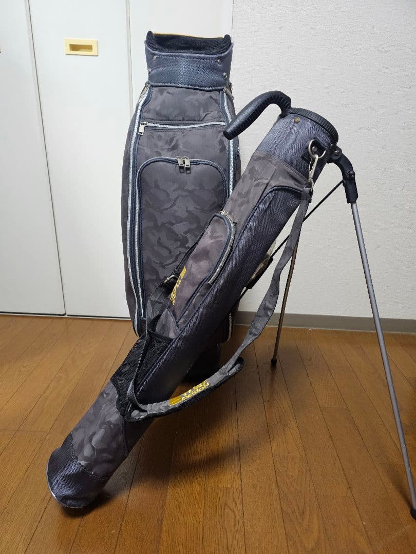 ターフデザイン キャディバッグ カーキ 9.5型 スタンドバック収納式