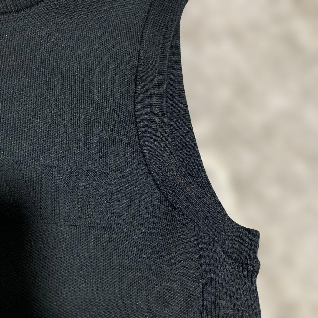 【美品】BRIEFING ブラックニットベストS