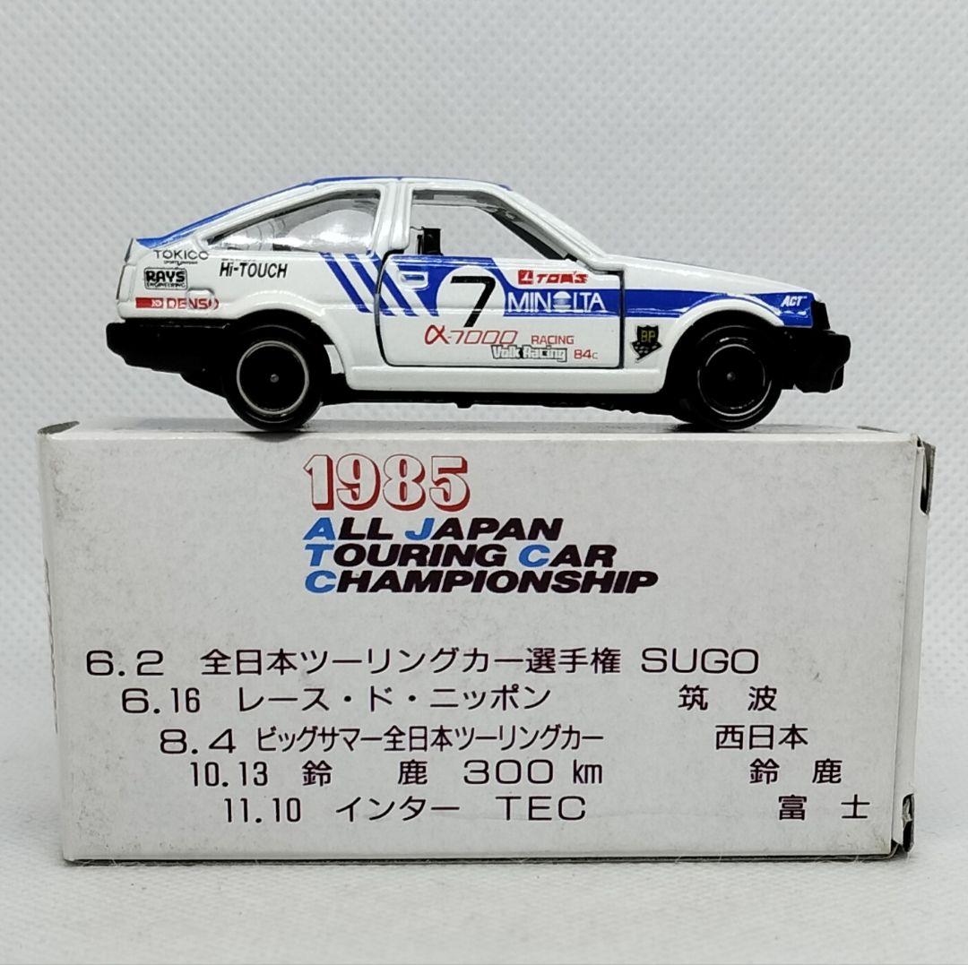 《黒箱トミカ78-4特》MINOLTAカローラレビン【アイアド特注】シール貼美品