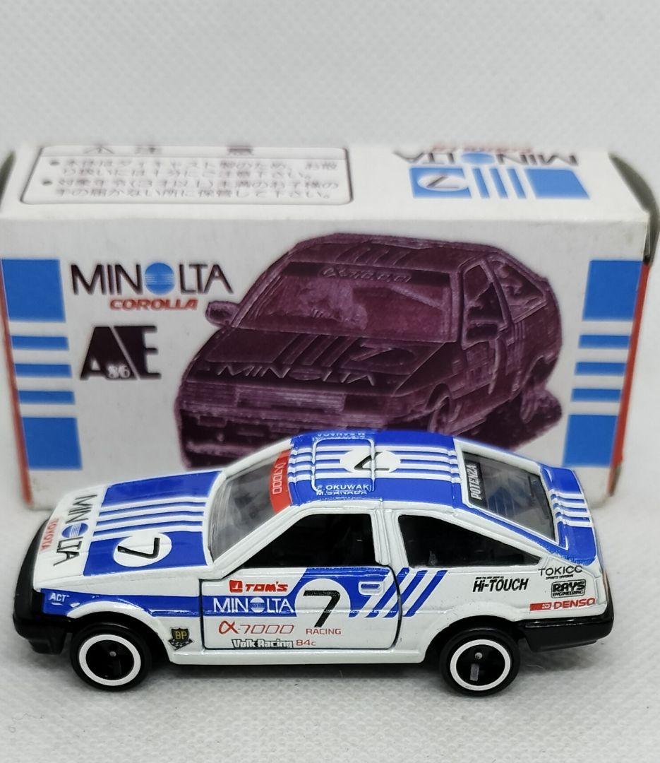《黒箱トミカ78-4特》MINOLTAカローラレビン【アイアド特注】シール貼美品