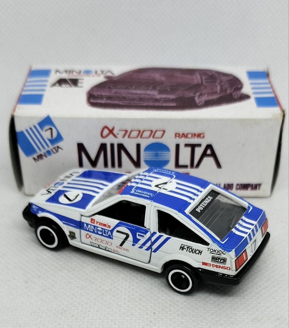 《黒箱トミカ78-4特》MINOLTAカローラレビン【アイアド特注】シール貼美品
