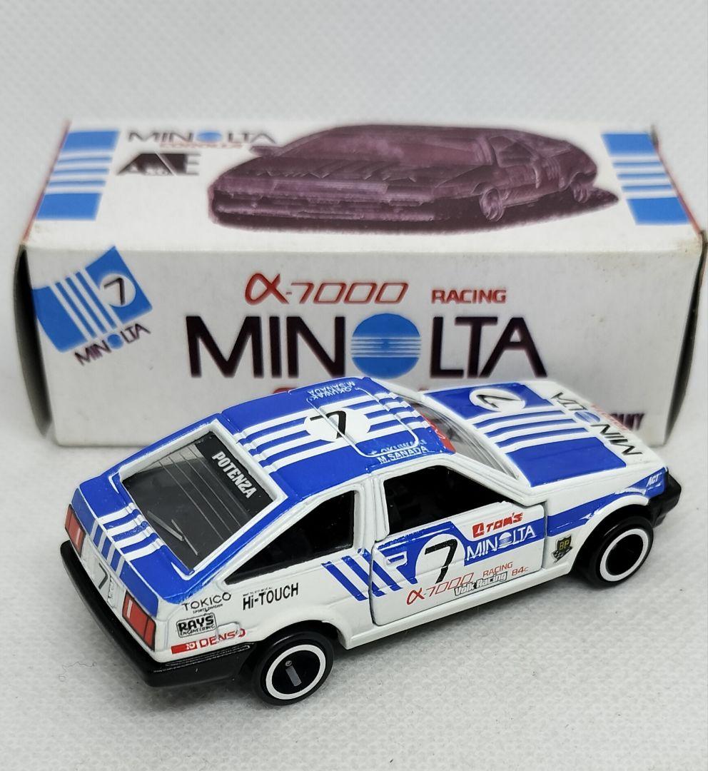 《黒箱トミカ78-4特》MINOLTAカローラレビン【アイアド特注】シール貼美品