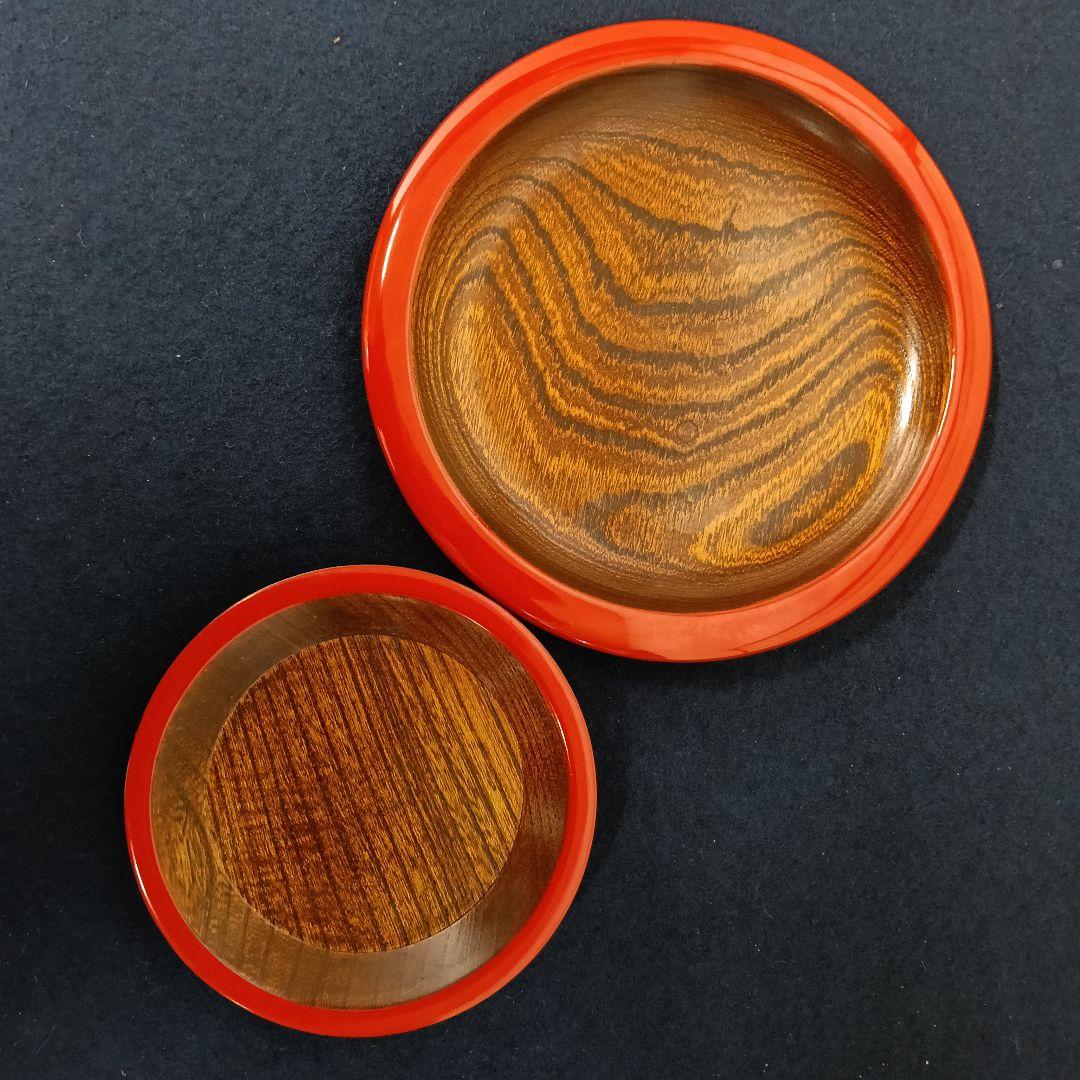 AP60 銘々皿 菓子皿 欅製 10.5cm10枚 15.5cm10枚 美品