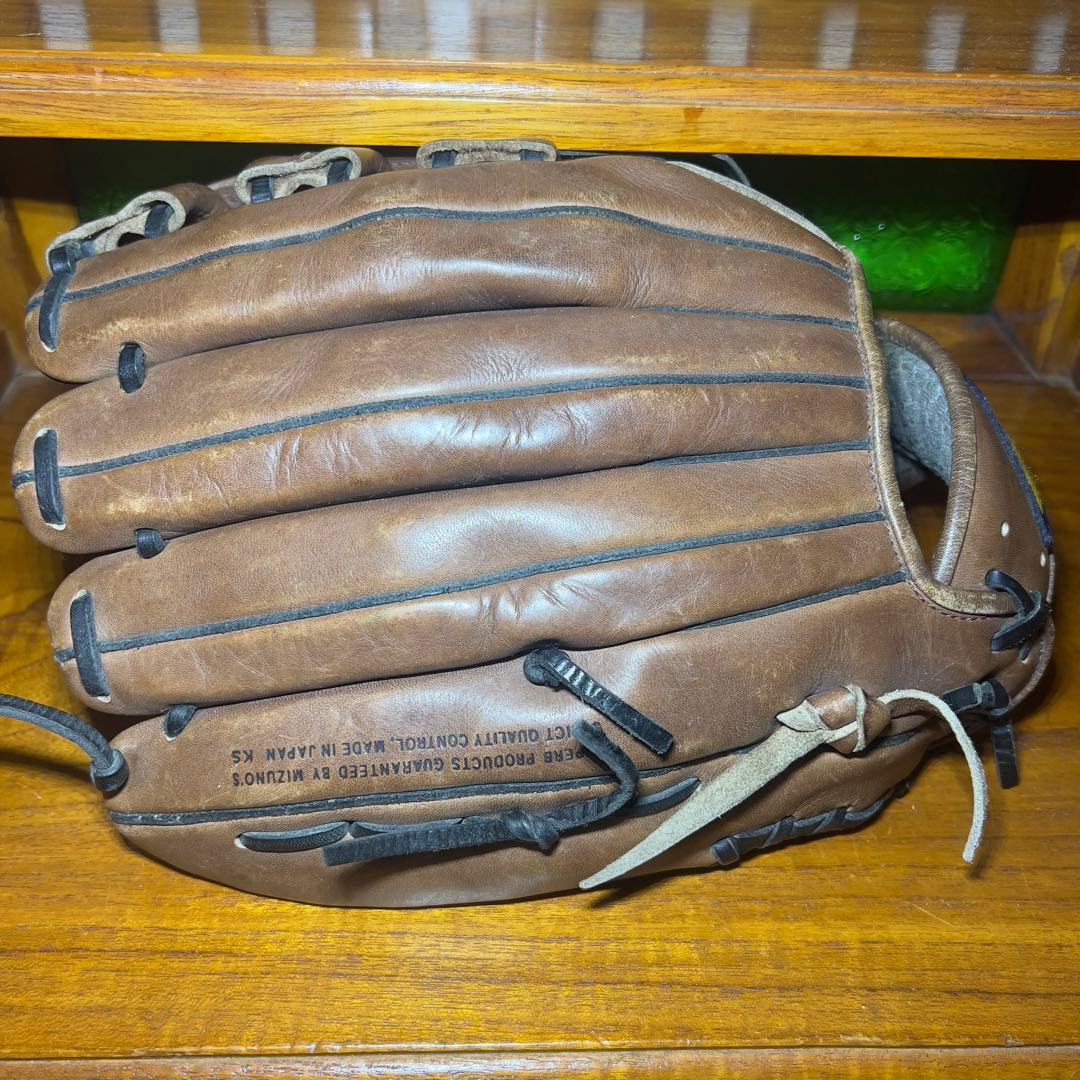 ミズノ ビッグM グローブ　外野手用　茶色