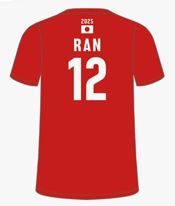 高橋藍　ASICS 25 JVA 応援Tシャツ レッド　バレーボール