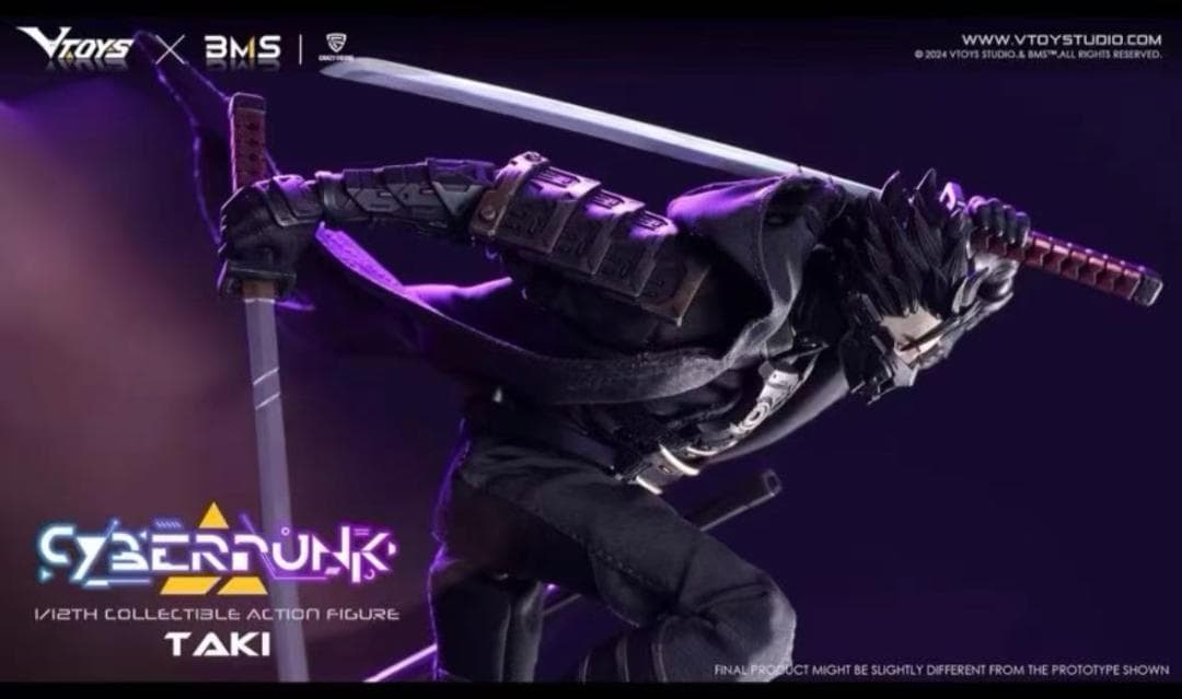 VTOYS X BMS 1/12 サイバーパンク 武士滝予約特典付きVSD010