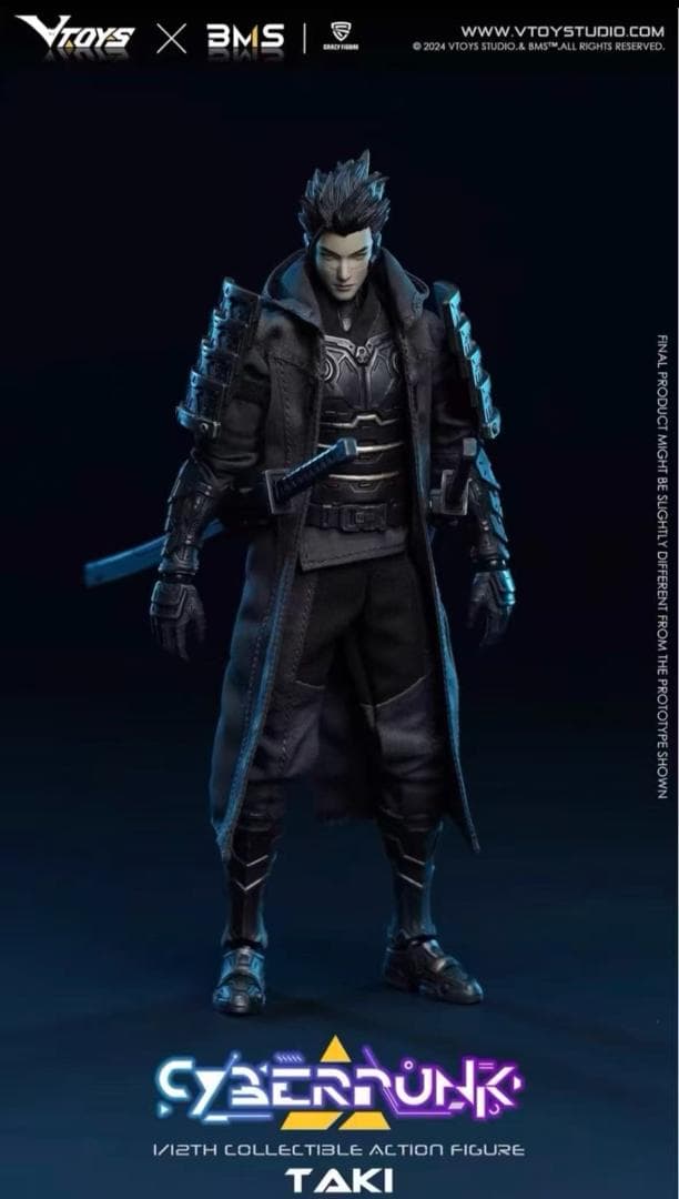 VTOYS X BMS 1/12 サイバーパンク 武士滝予約特典付きVSD010