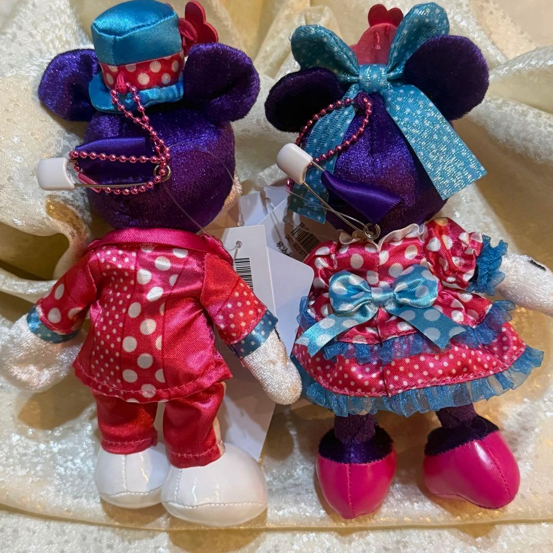 新品　ミニー ミッキー ぬいぐるみバッジ ディズニー パルパルーザ ファンダー