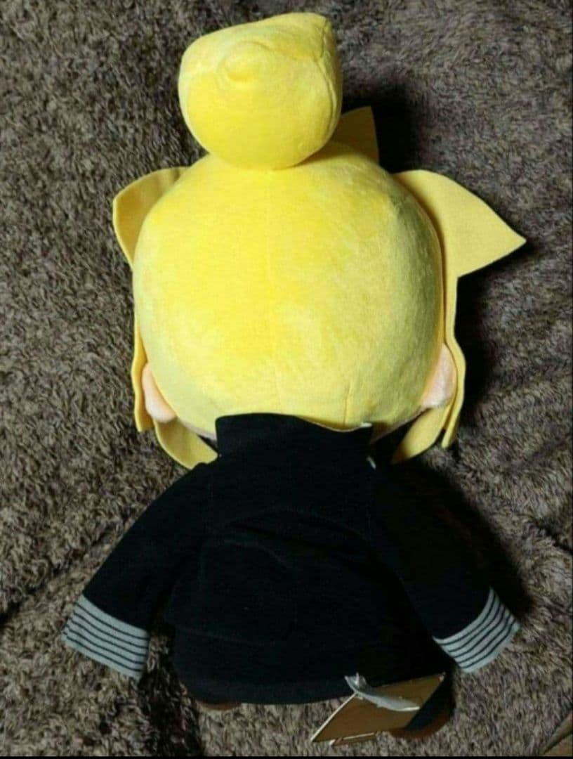 【タグ付き美品】鏡音レン 制服 メガジャンボふわふわ ぬいぐるみ