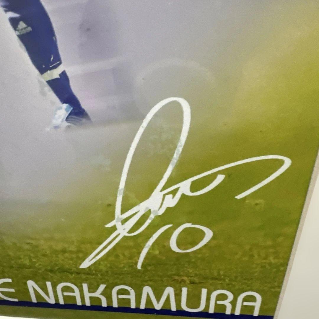 JFA サムライブルー2006 中村俊輔 10 MF 額縁入りポスター