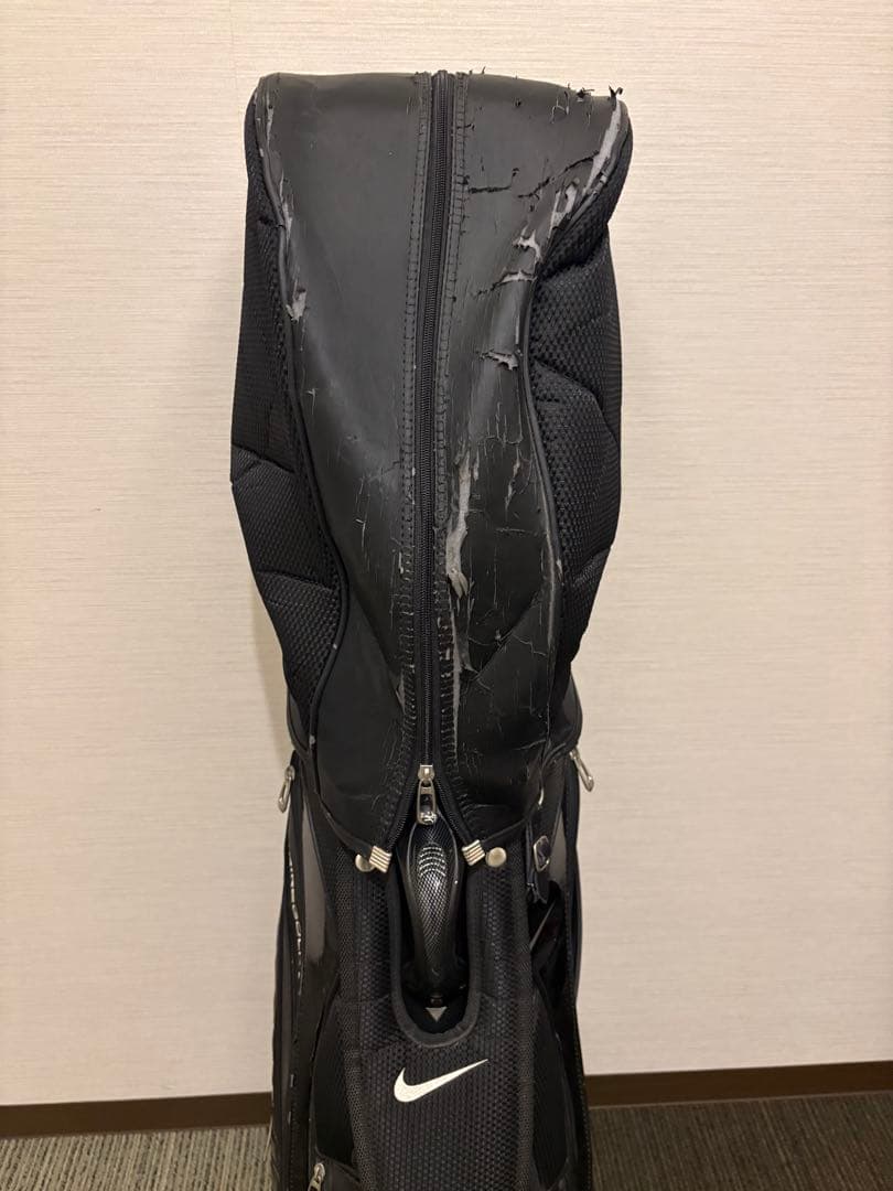 NIKE golf キャディバッグ、フード付き
