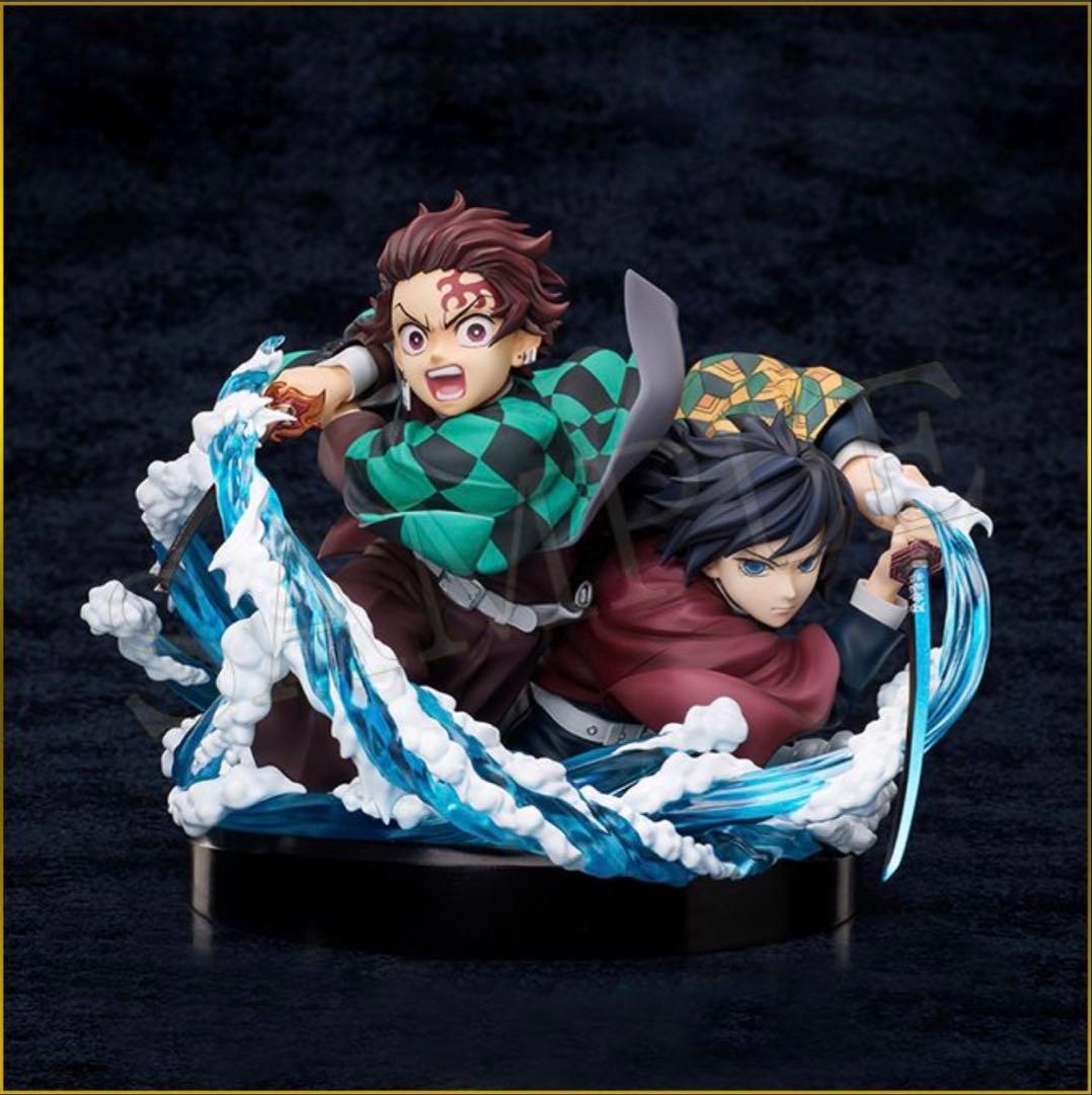 【新品】 鬼滅の刃 A賞 竈門炭治郎 & 冨岡義勇 ノンスケールフィギュア