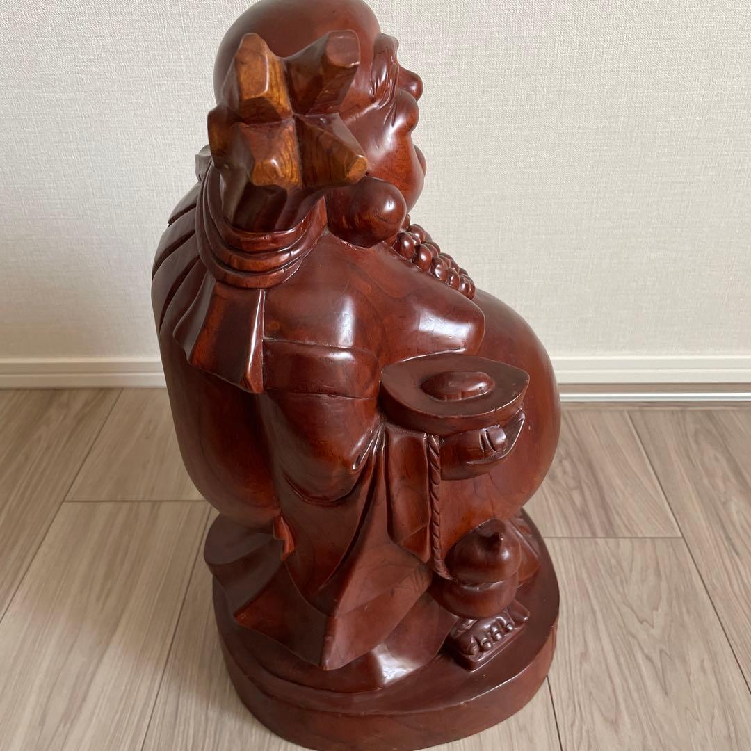 七福神　布袋像　木彫り　彫刻　置物