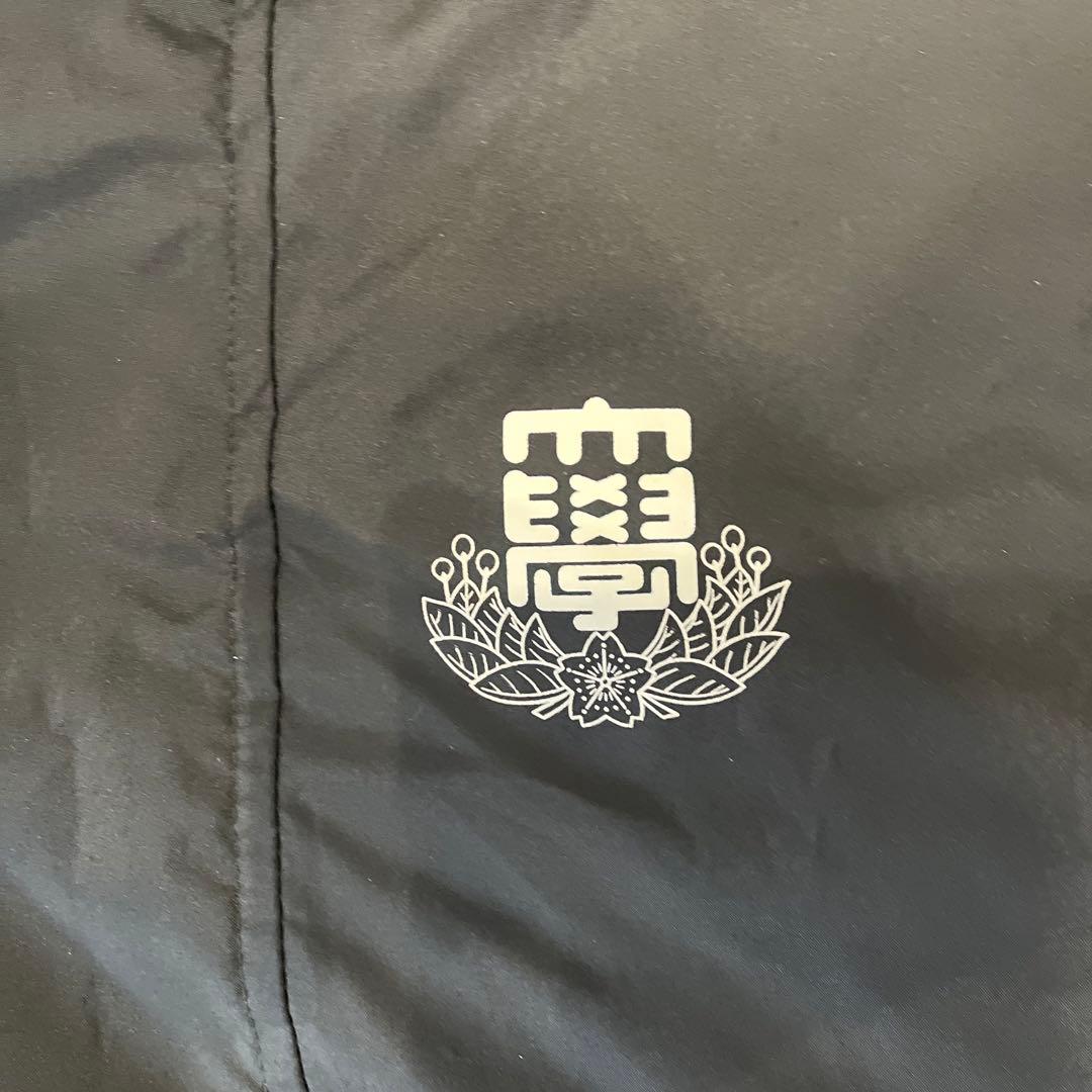 adidas サッカー ベンチコート 黒/赤