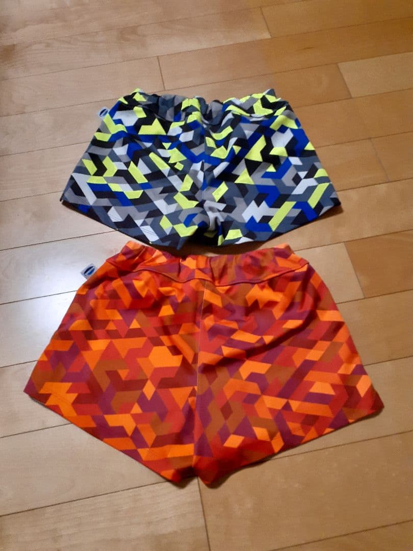 YONEX 幾何学模様ショートパンツ 2枚セット バドミントン レディースM