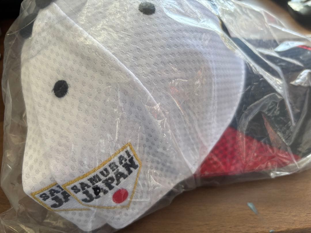未開封SAMURAI JAPAN キャップ ホワイト/ブラック/レッド