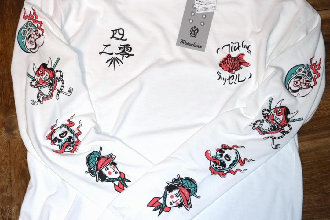 新品 ラッセルノ LOOSE FIT ハイネック 長袖シャツ (4/M) Ⓗ