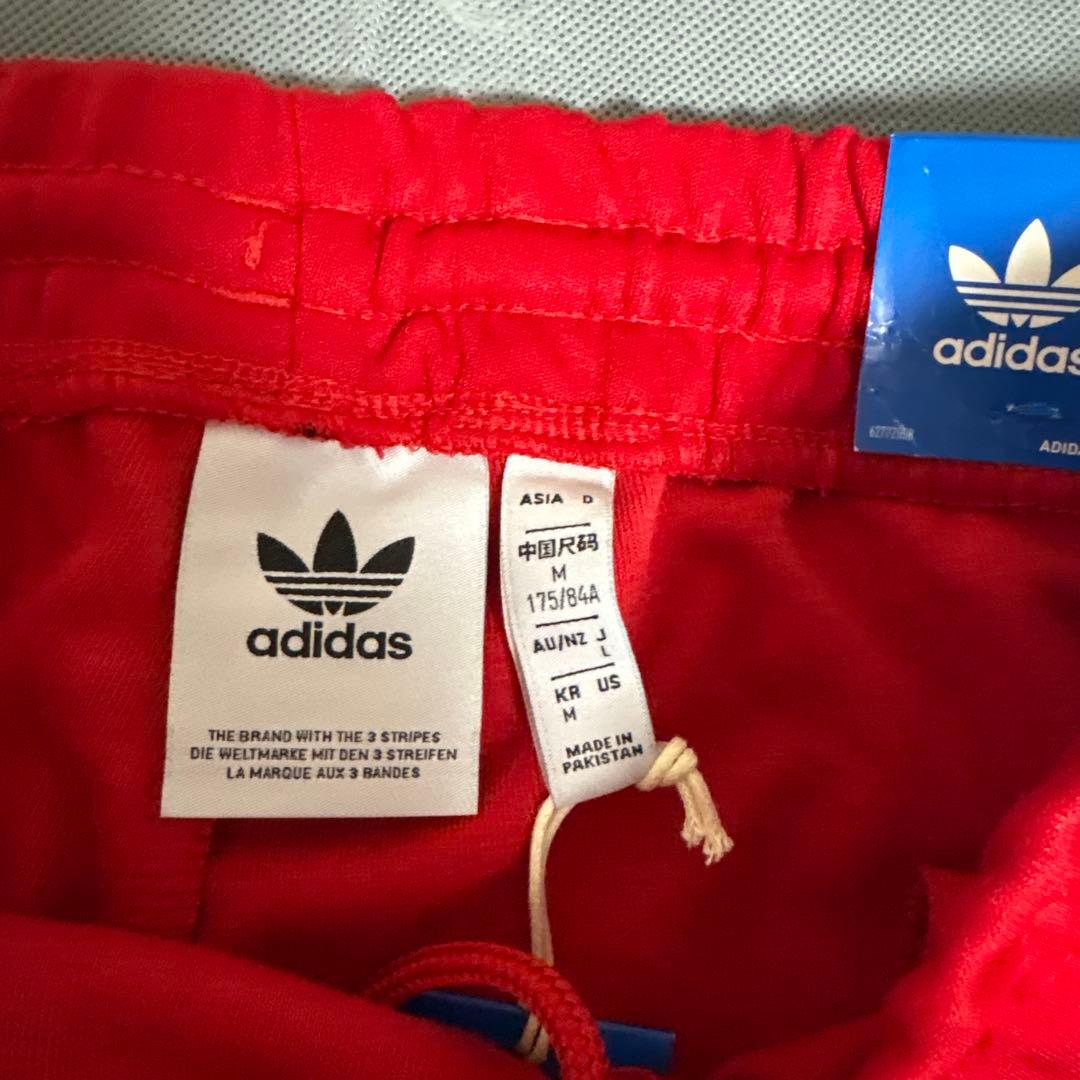 adidas 赤 ジャージ上下セット