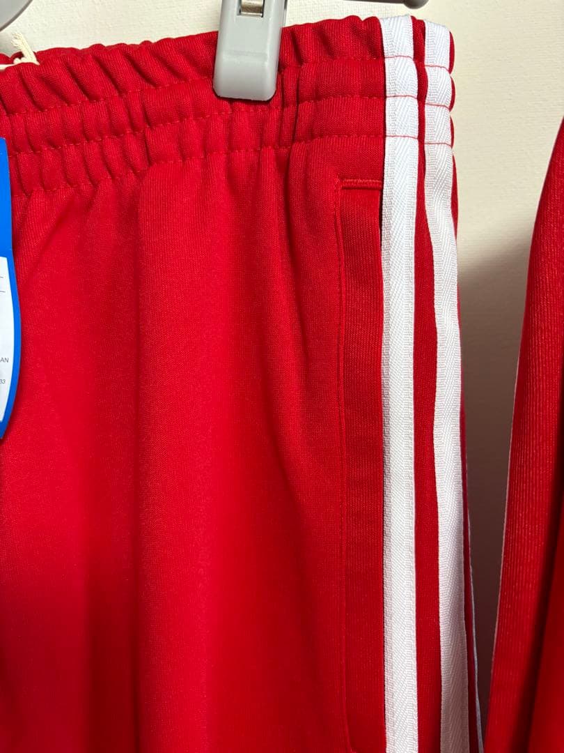 adidas 赤 ジャージ上下セット